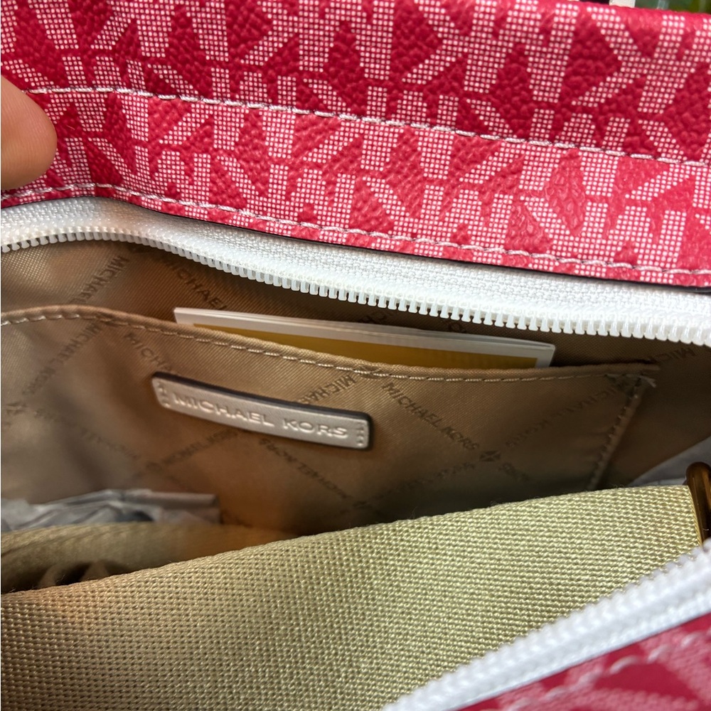 NWT Michael Kors Rainbow Pride Small Mirella Shopper Satchel Bag - MSRP $448 - Picture 7 of 8
